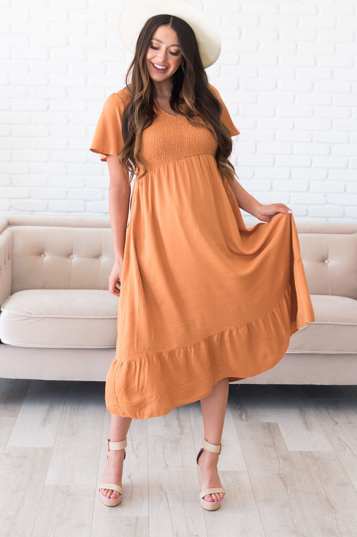 The Adelina Modest Dresses vendor-unknown 