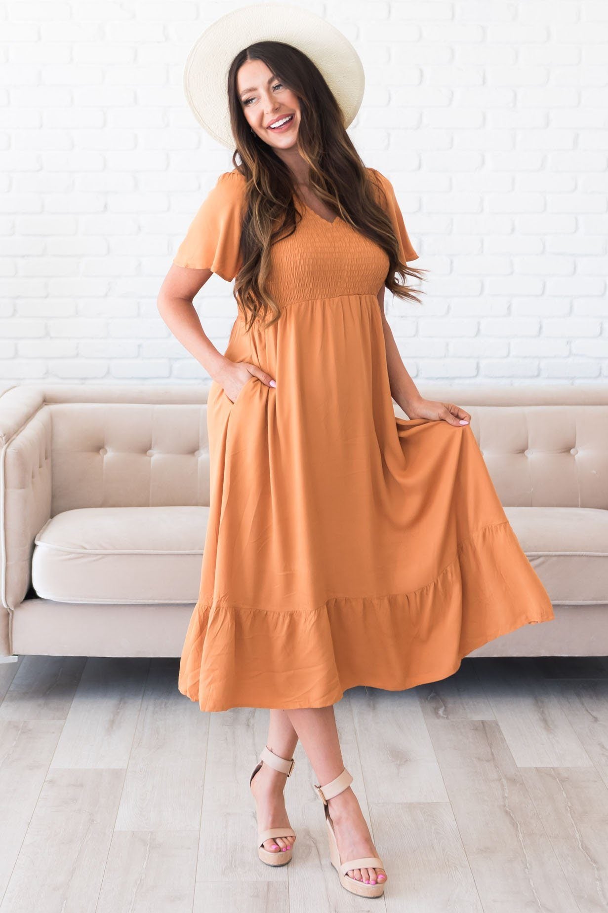 The Adelina Modest Dresses vendor-unknown 