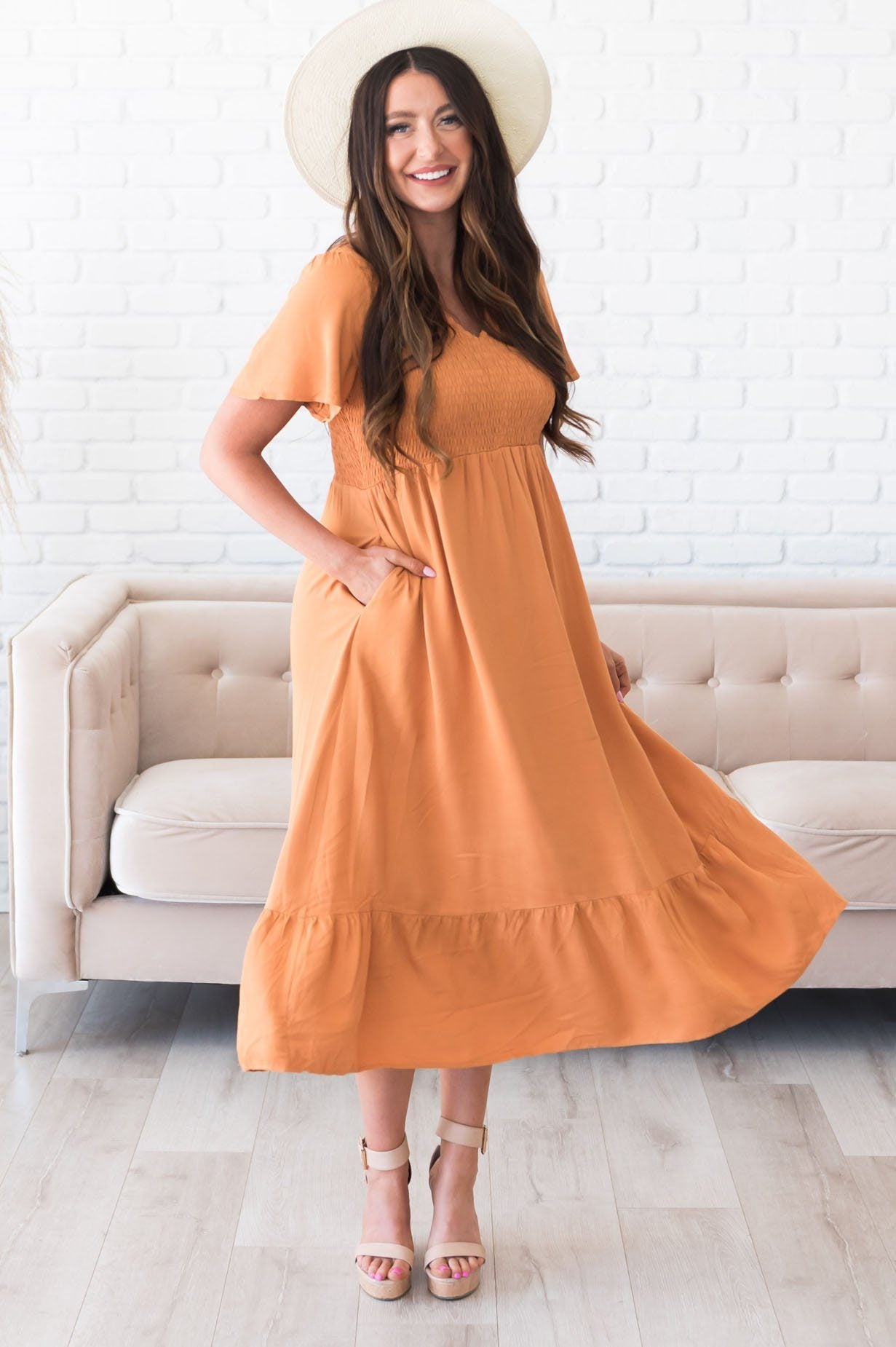 The Adelina Modest Dresses vendor-unknown 