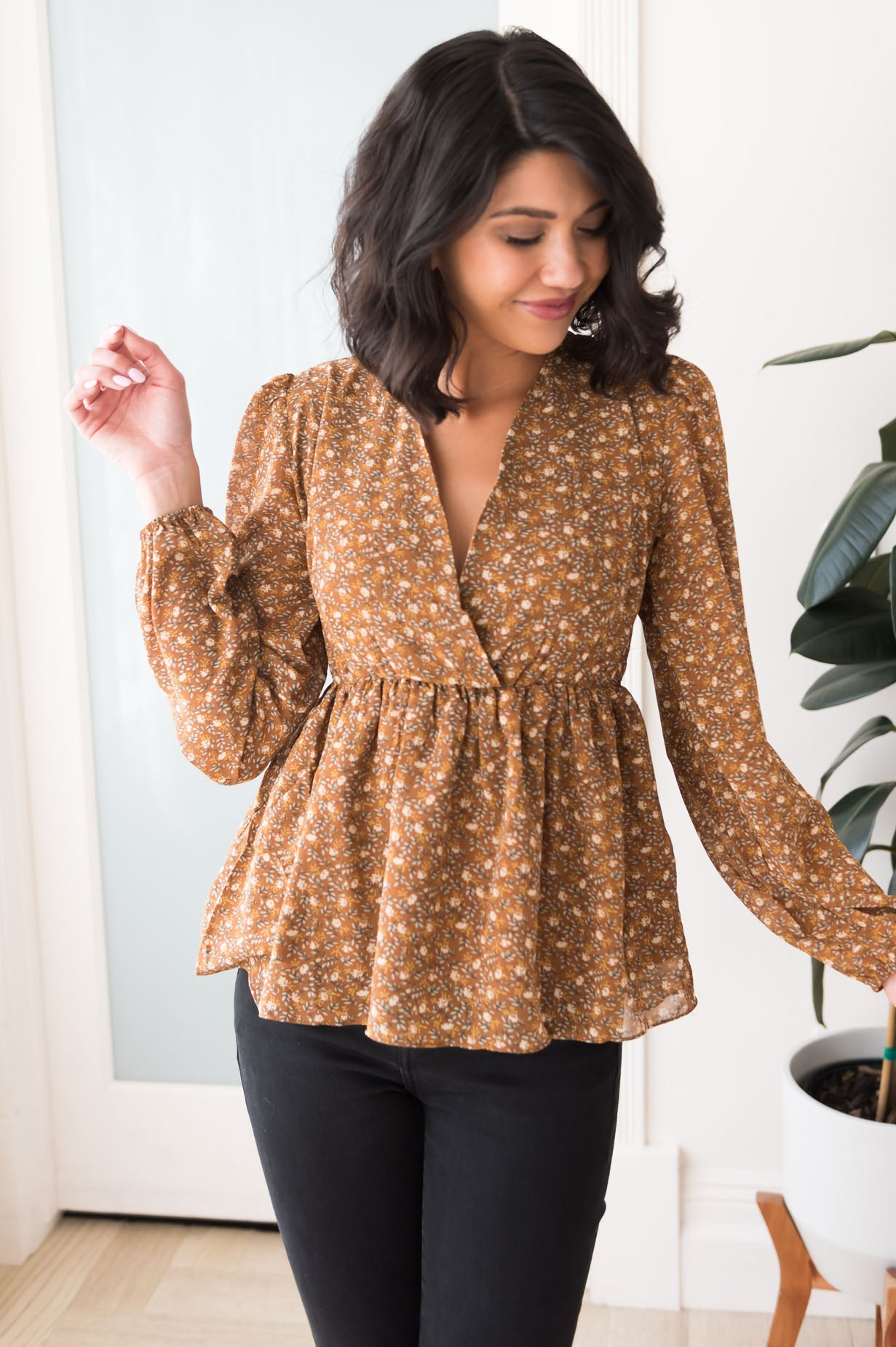 The Heart Speaks Modest Blouse Tops vendor-unknown 