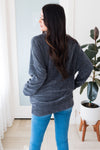She's Got It Modest Chenille Pocket Sweater Tops vendor-unknown