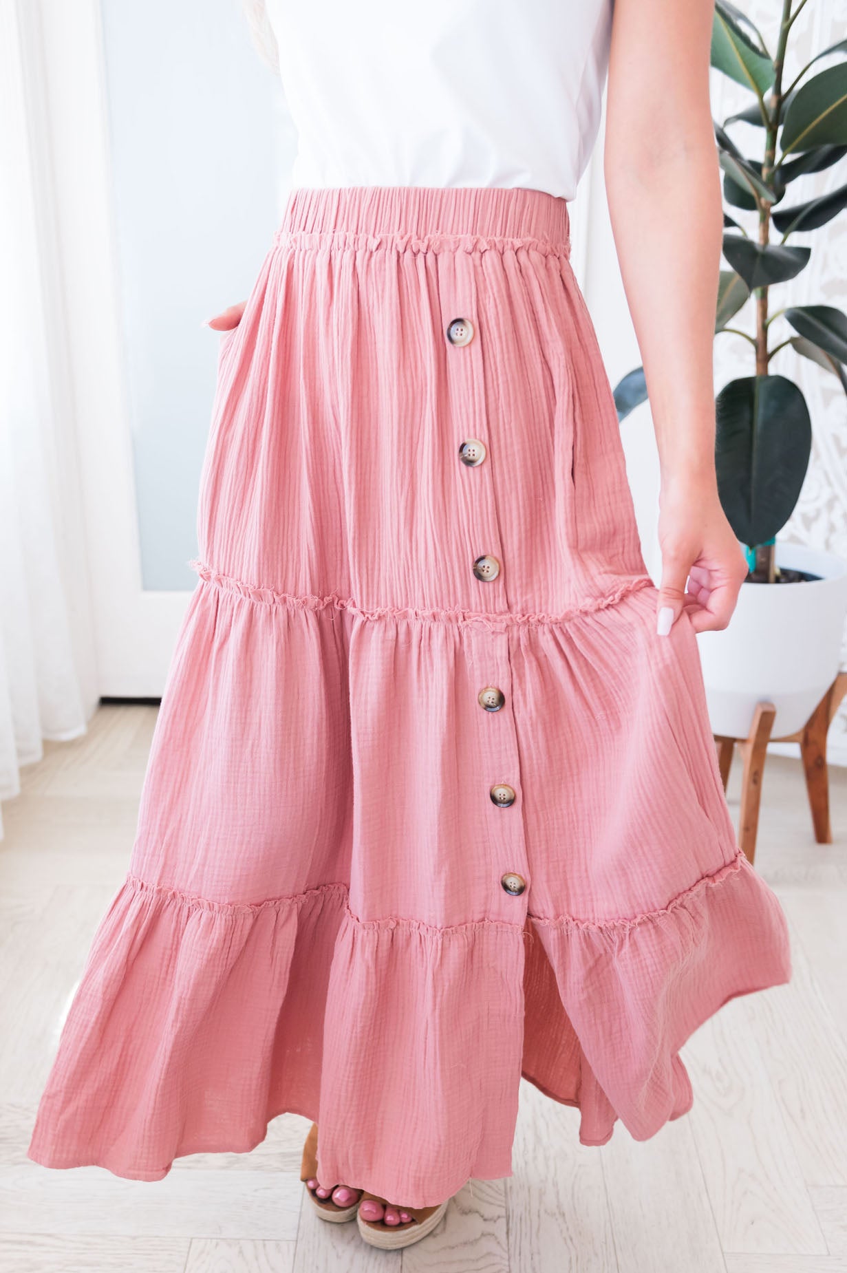 It's A Girls Day Modest Maxi Skirt Skirts vendor-unknown 