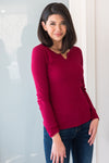 Keeping Knit Comfy Modest Sweater Tops vendor-unknown 