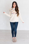 Born To Bloom Modest Sweater Tops vendor-unknown