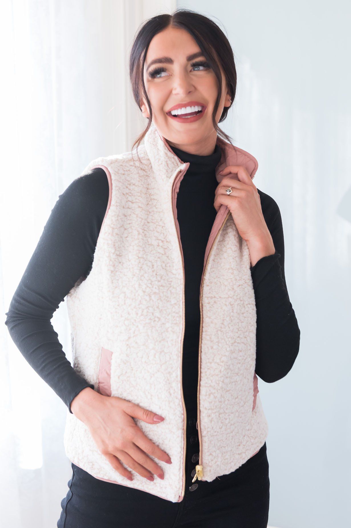 Misty Mornings Modest Reversible Vest Modest Dresses vendor-unknown 