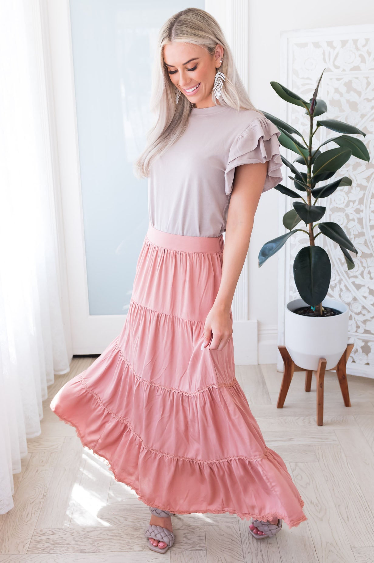 Bright Future Ahead Modest Maxi Skirt Skirts vendor-unknown 
