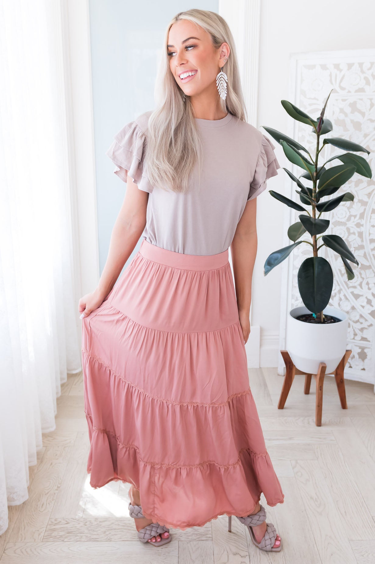Bright Future Ahead Modest Maxi Skirt Skirts vendor-unknown 