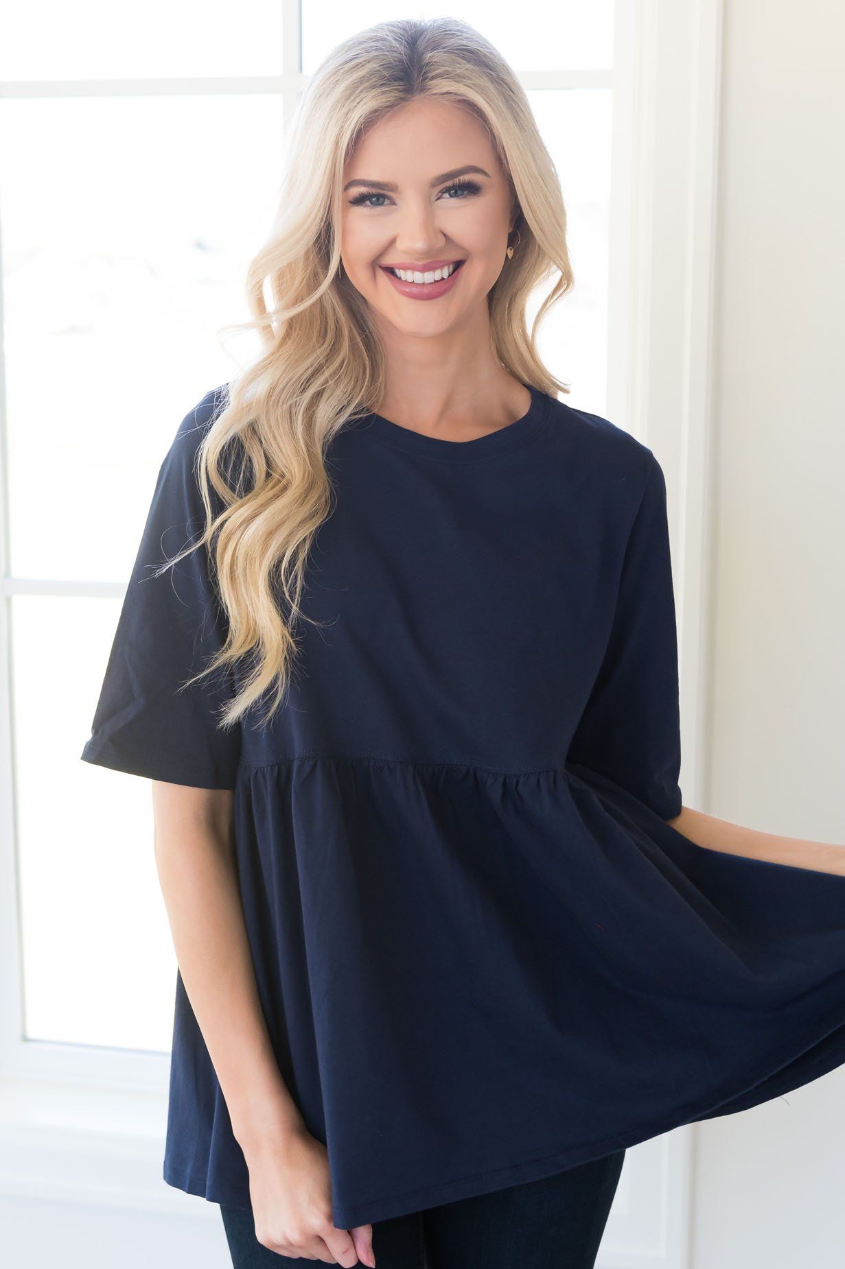 Sweet Summertime Modest Top Tops vendor-unknown 