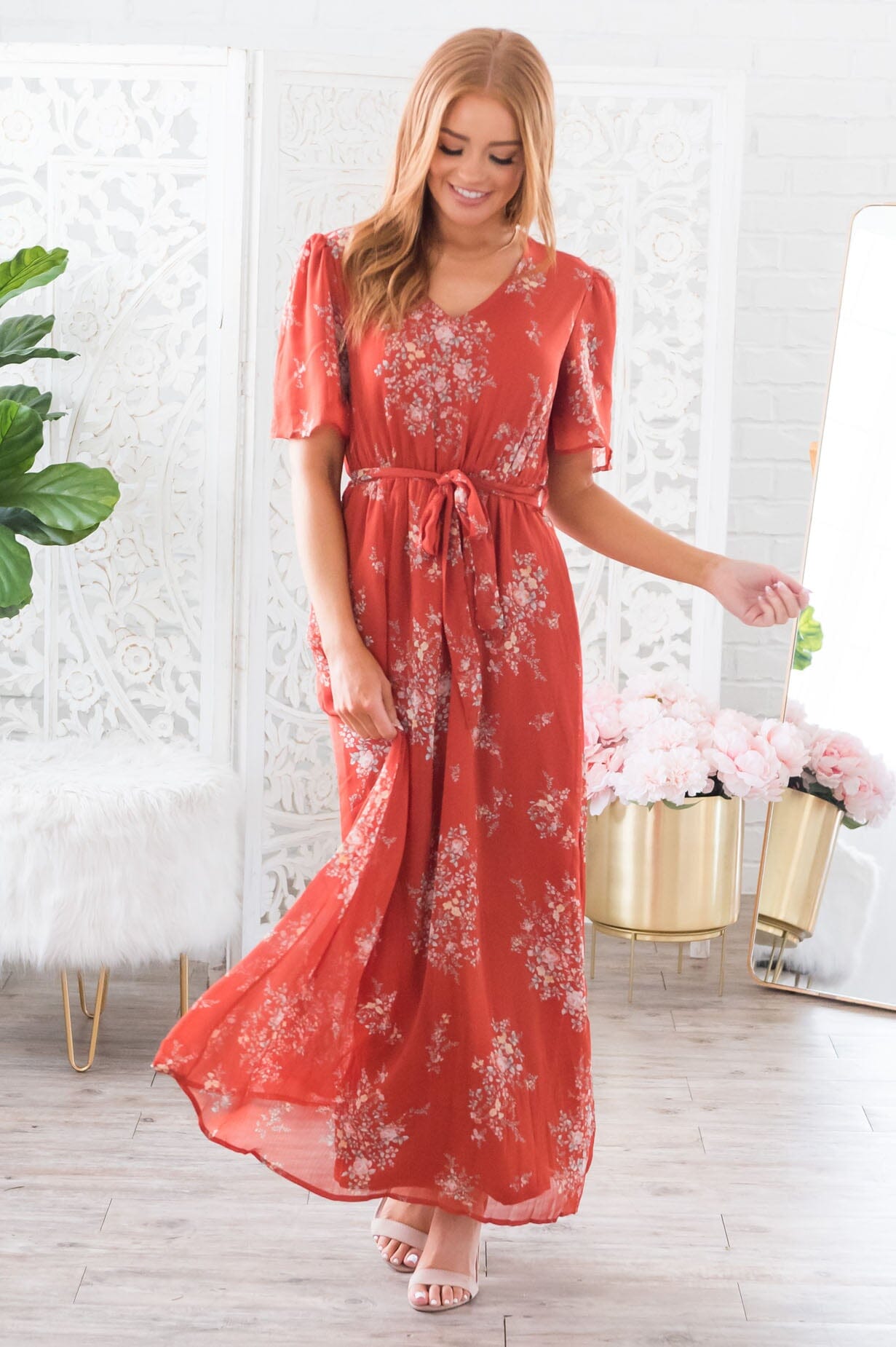 The Sarai Modest Dresses teanrose 