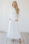 The Landyn Modest Dresses vendor-unknown White S