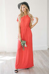 The Harlyn Short Sleeve Maxi Modest Dresses vendor-unknown S Poppy Red