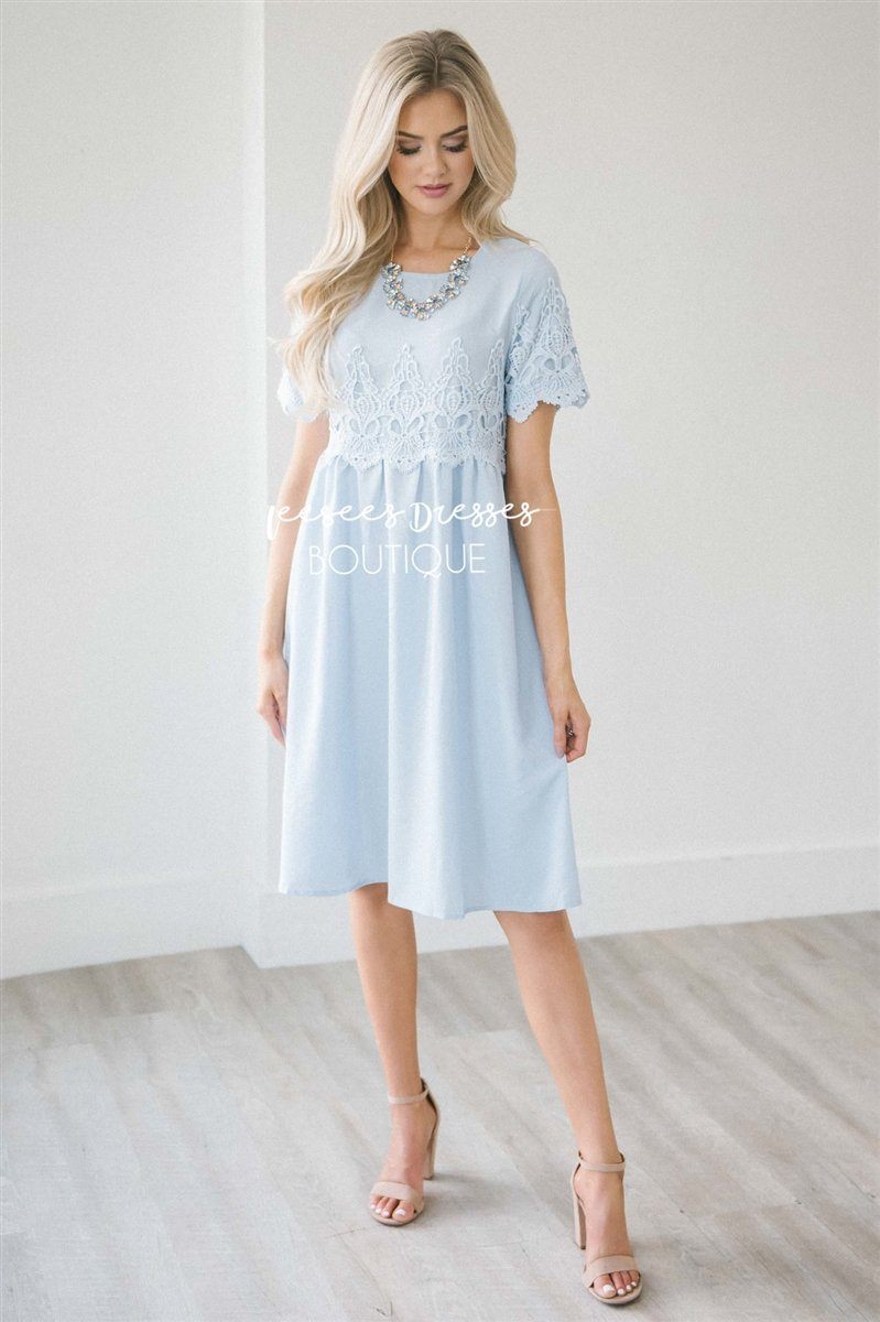 The Remy Modest Dresses vendor-unknown S Soft Periwinkle 