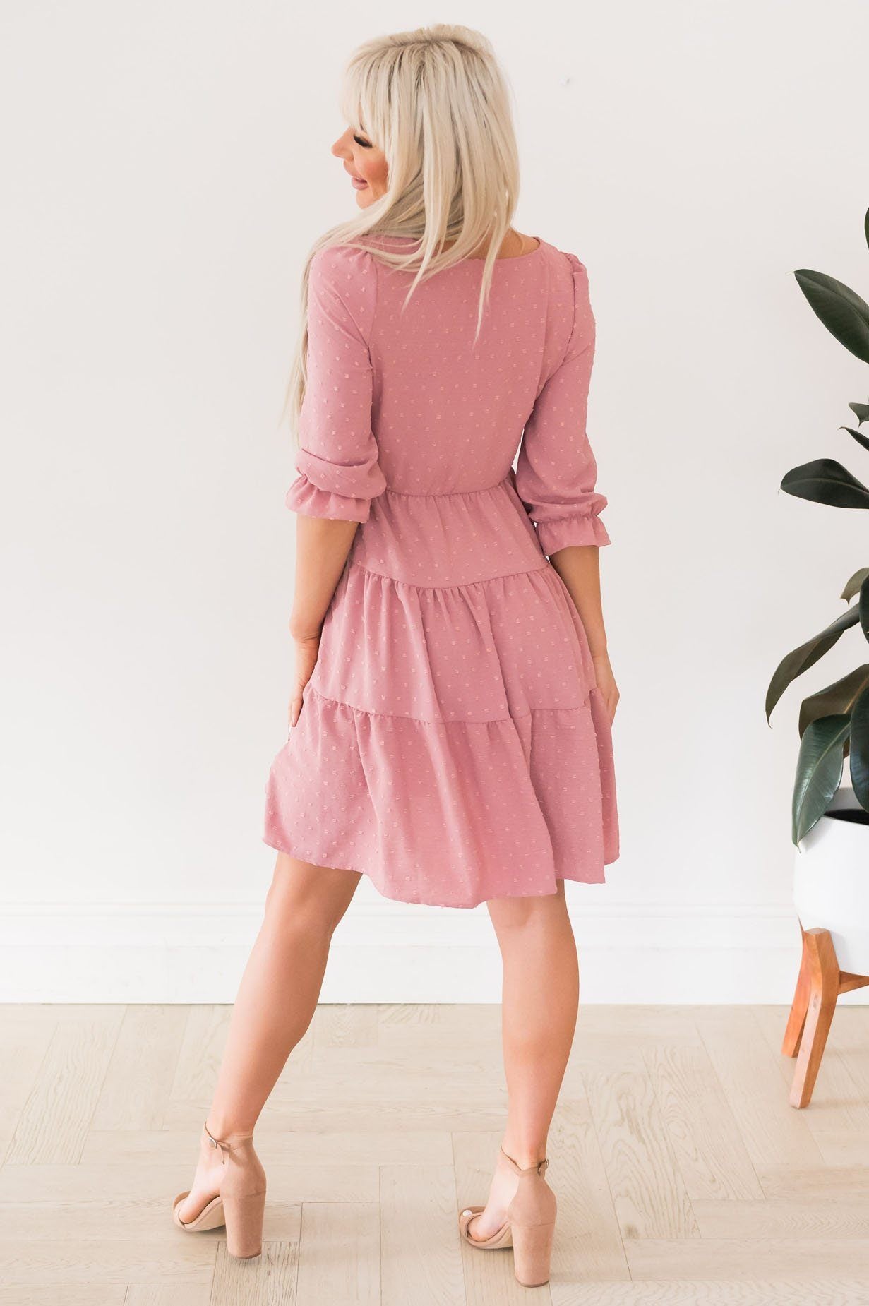 The Auston Swiss Dot Modest Dresses vendor-unknown 