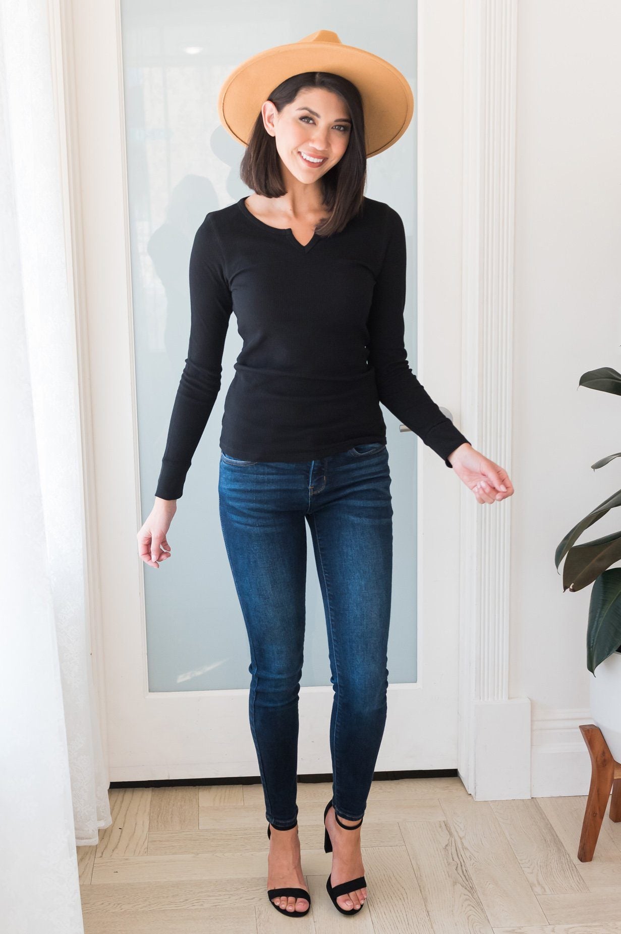 Keeping Knit Comfy Modest Sweater Tops vendor-unknown 