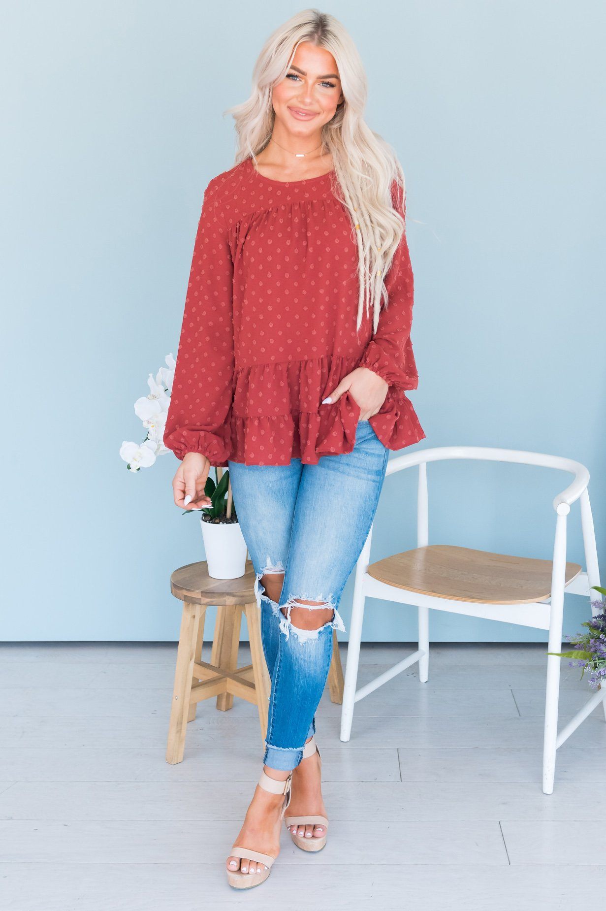 Sweet Glamour Modest Blouse Tops vendor-unknown 