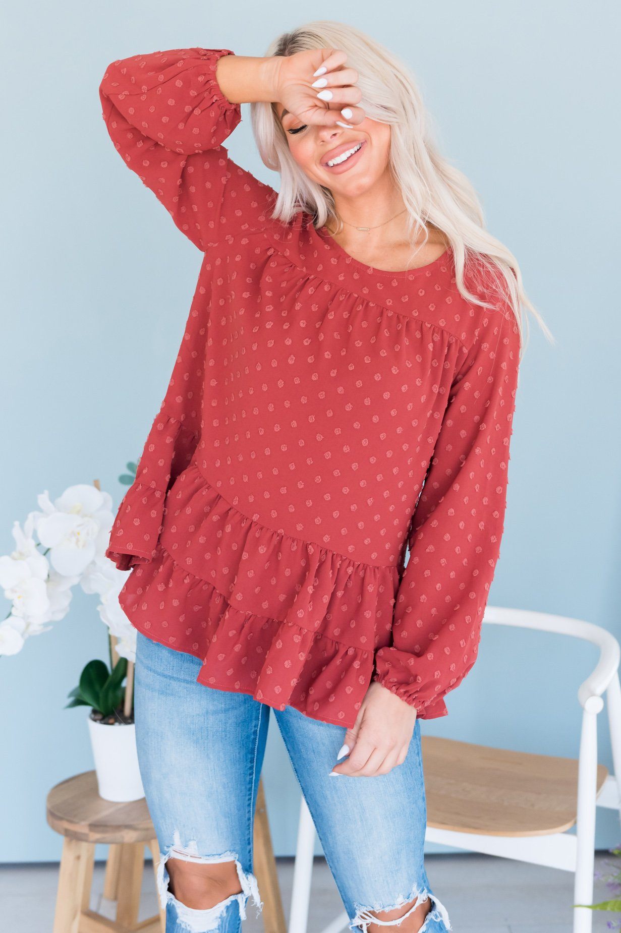 Sweet Glamour Modest Blouse Tops vendor-unknown 