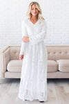 The White Modest Temple Dress Modest Dresses vendor-unknown