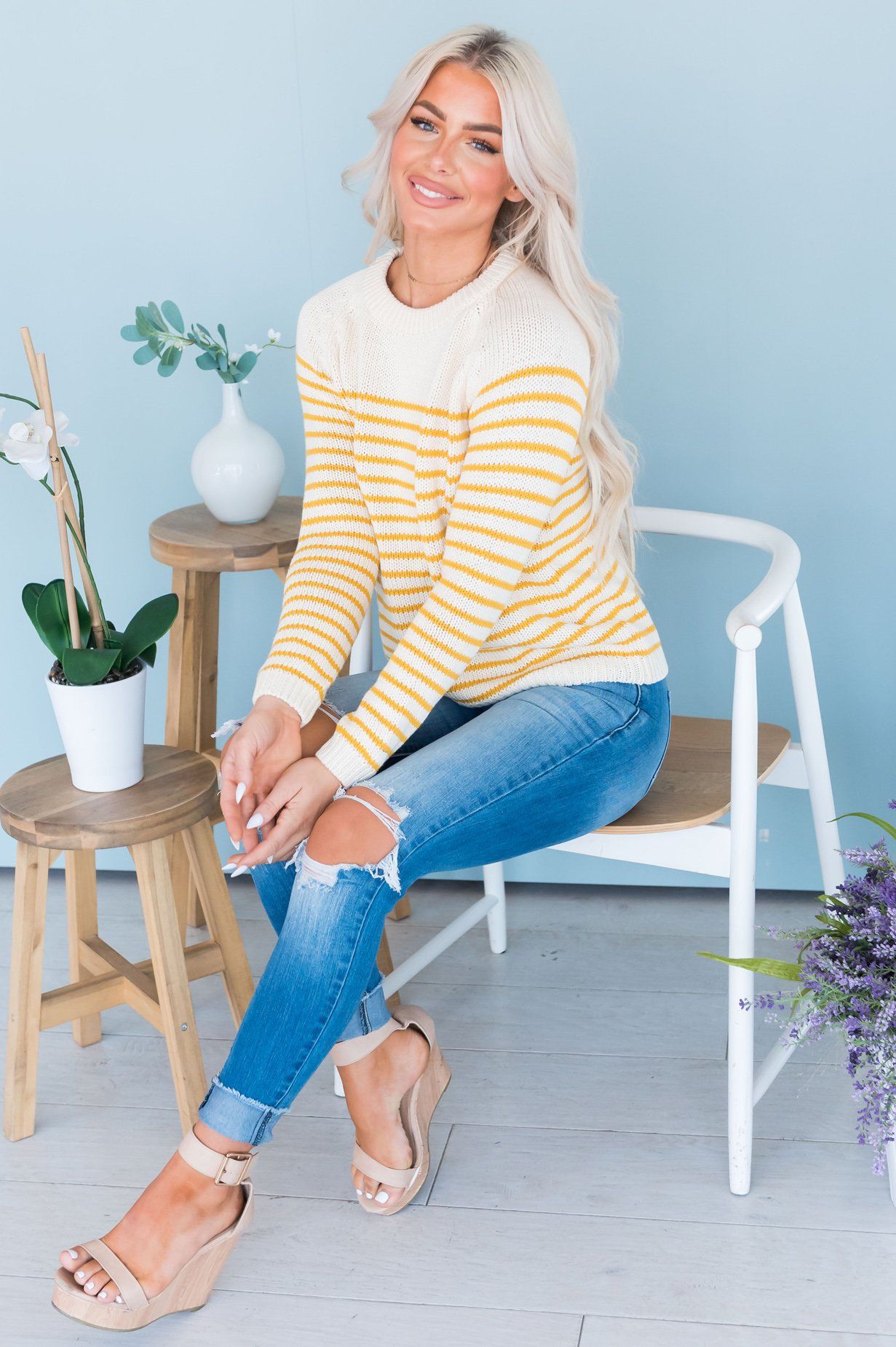 Perfect Evening Modest Sweater Tops vendor-unknown 
