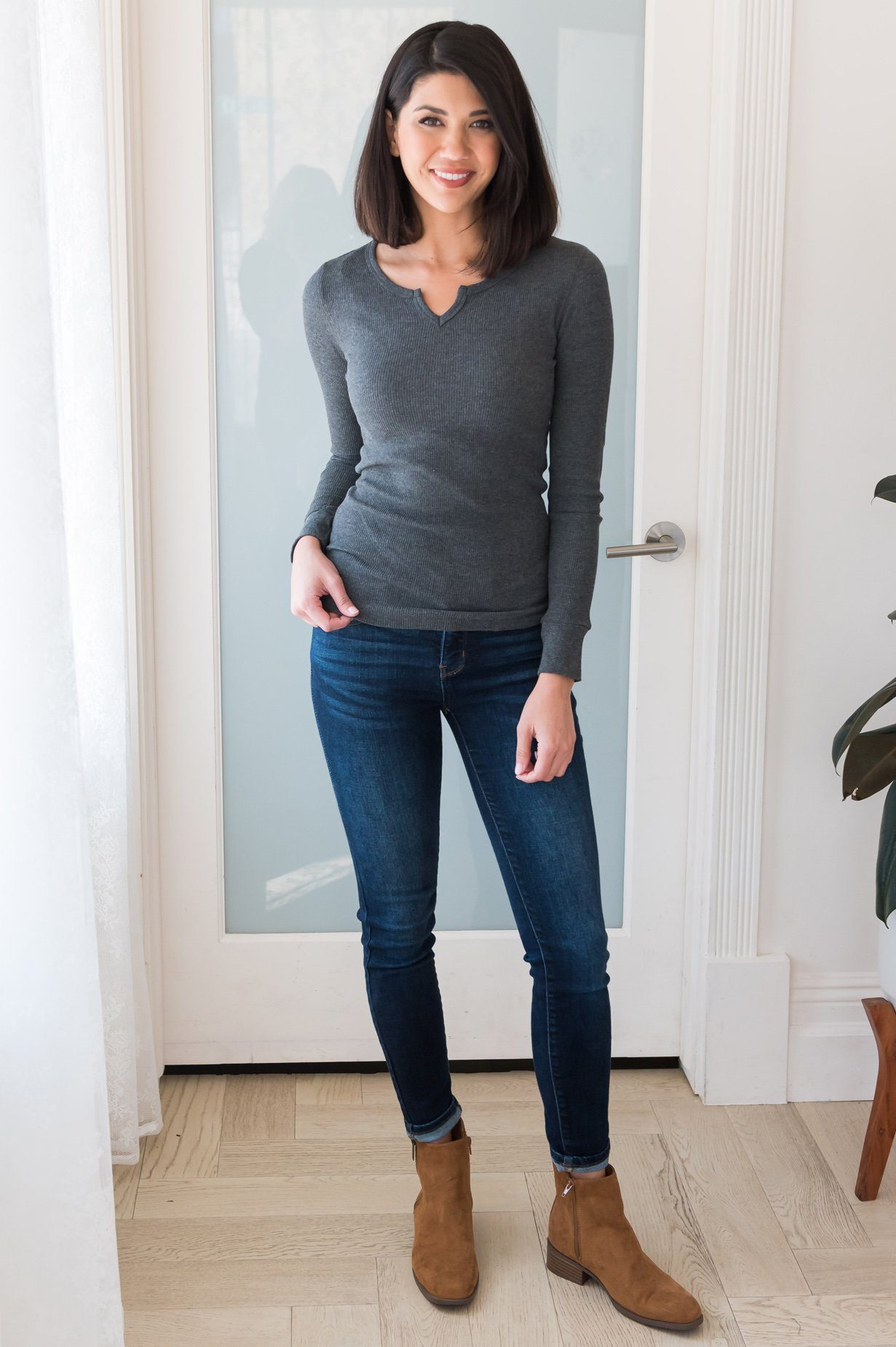 Keeping Knit Comfy Modest Sweater Tops vendor-unknown 