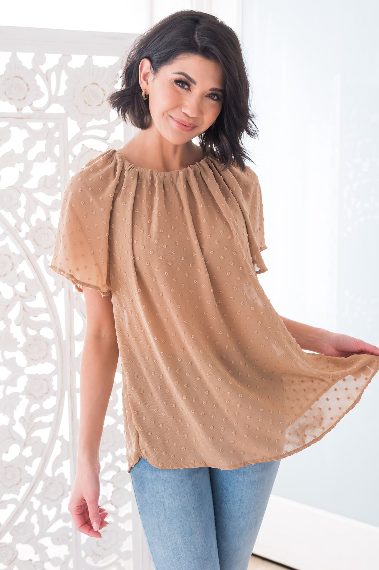 Fairest of Them All Modest Blouse Tops vendor-unknown 
