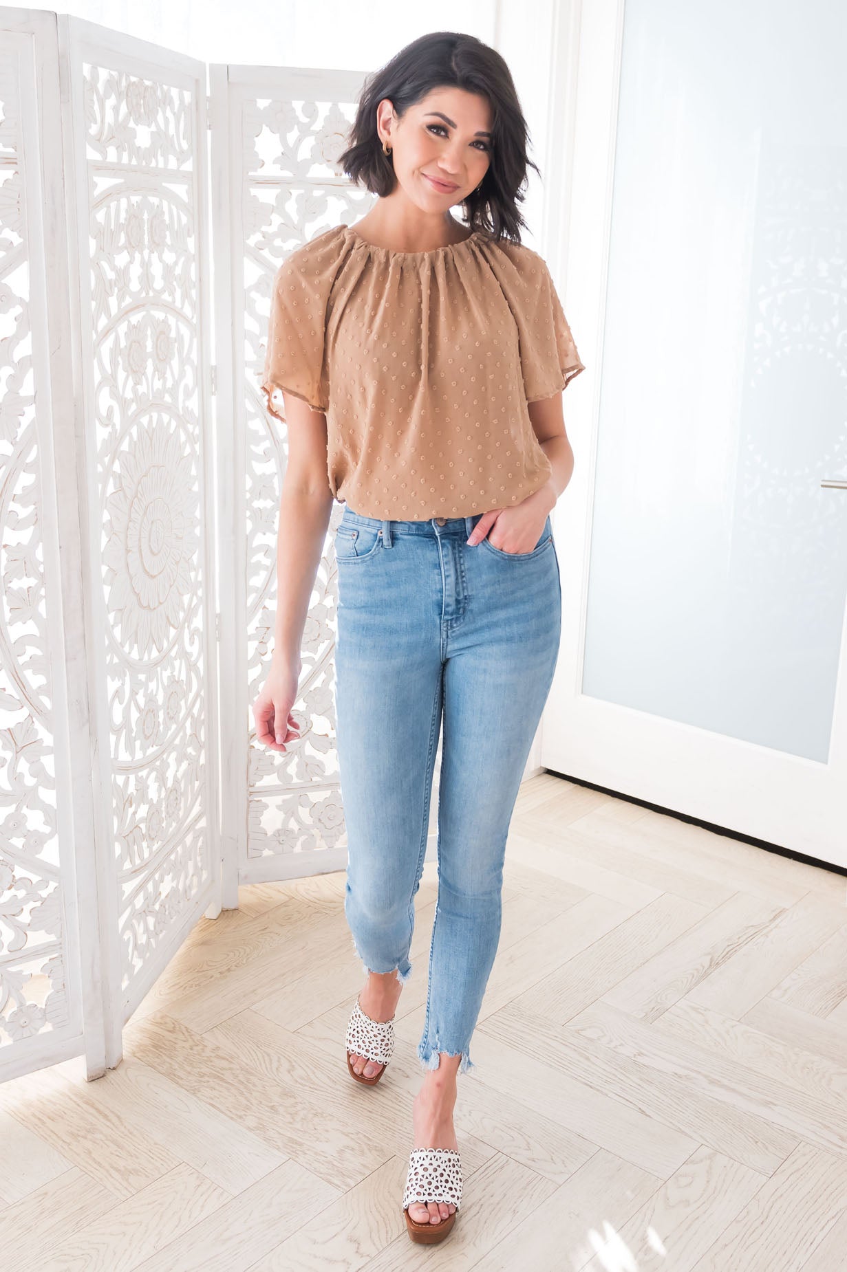 Fairest of Them All Modest Blouse Tops vendor-unknown 