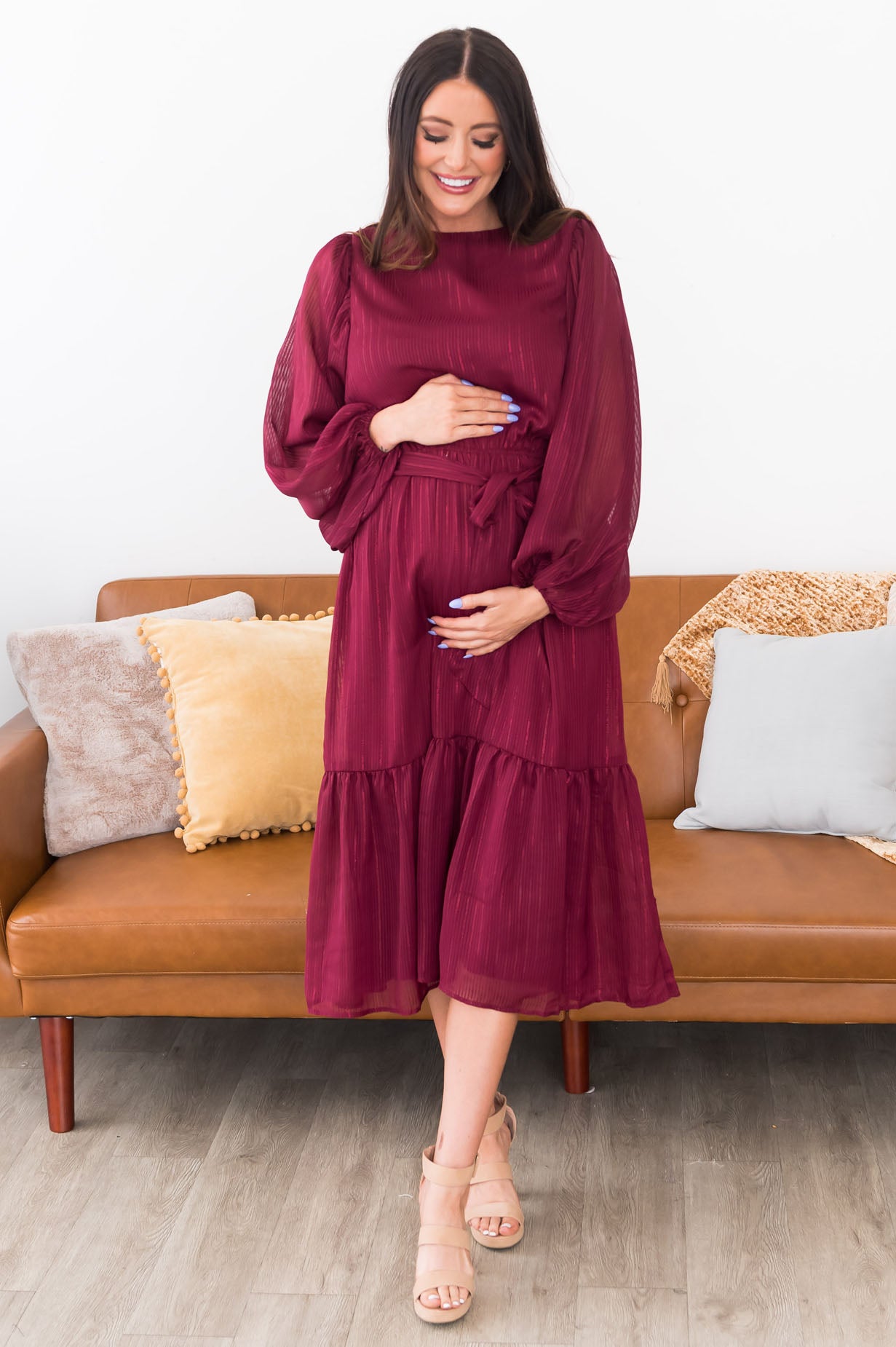 The Maroon Modest Dresses vendor-unknown 