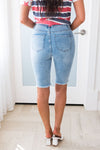 Over The Moon High Rise Bermuda Shorts Modest Dresses vendor-unknown