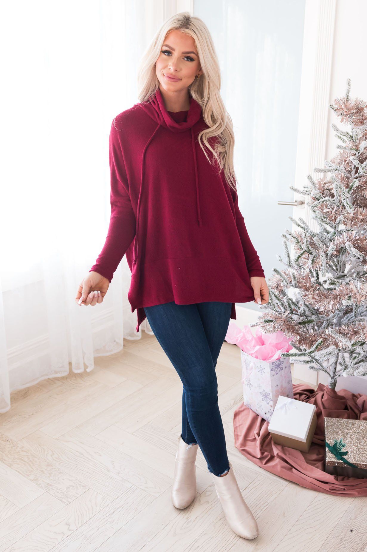 Sweet Ambition Modest Turtleneck Modest Dresses vendor-unknown 