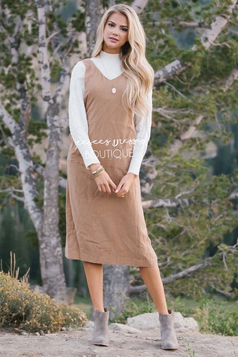 The Rachel Overall Dress Modest Dresses vendor-unknown 