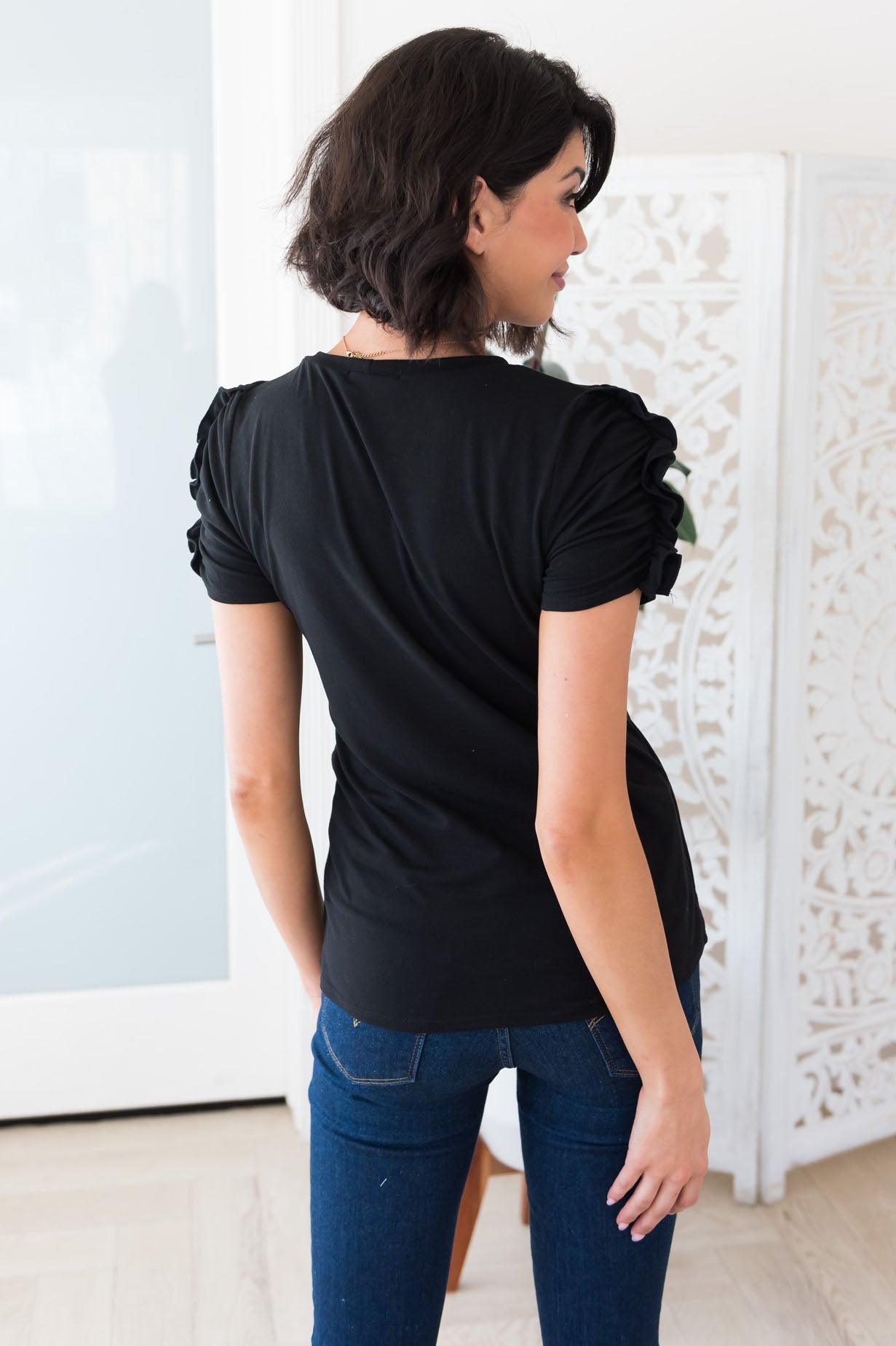 Beauty Awaits Modest Top Tops vendor-unknown 