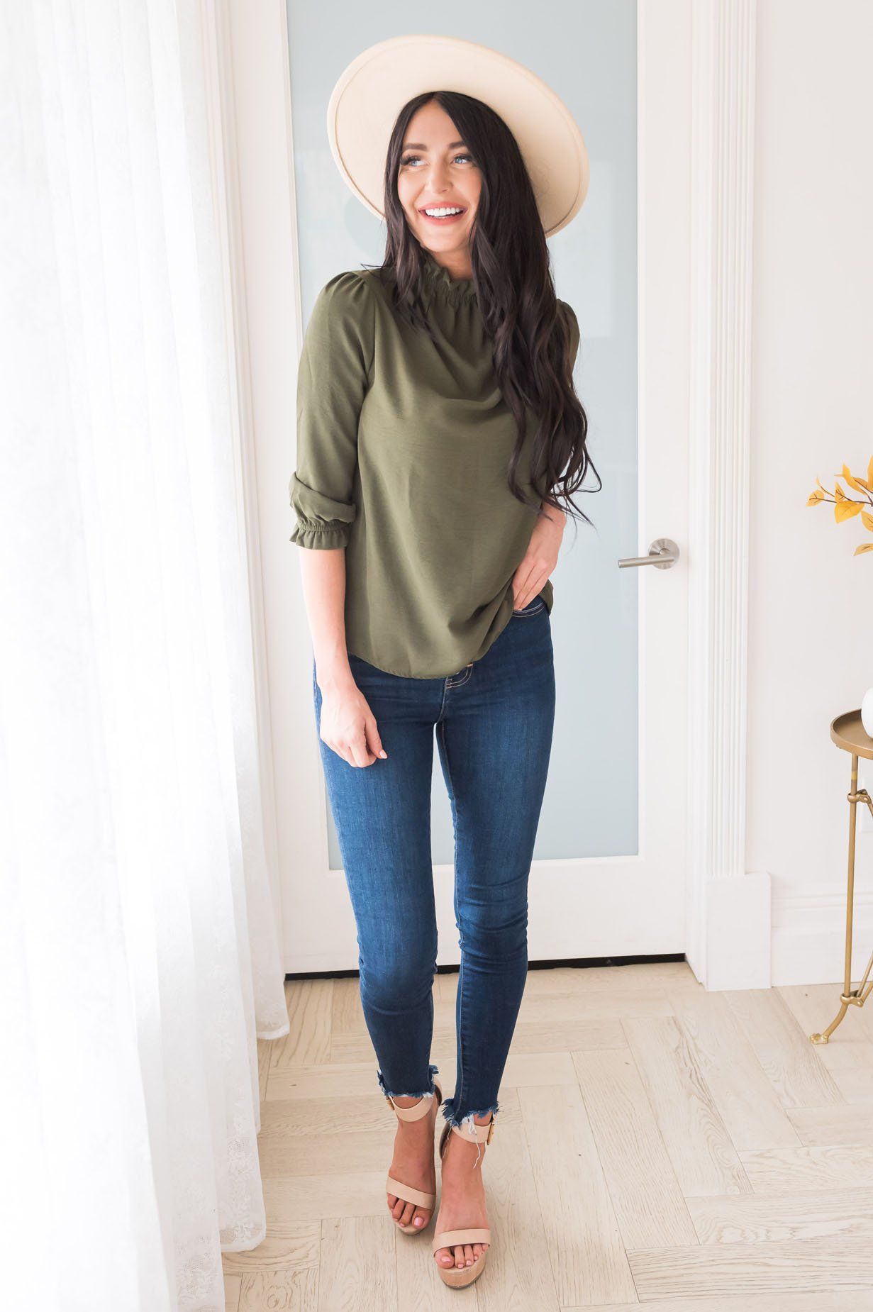 Catch You Later Modest Blouse Modest Dresses vendor-unknown 