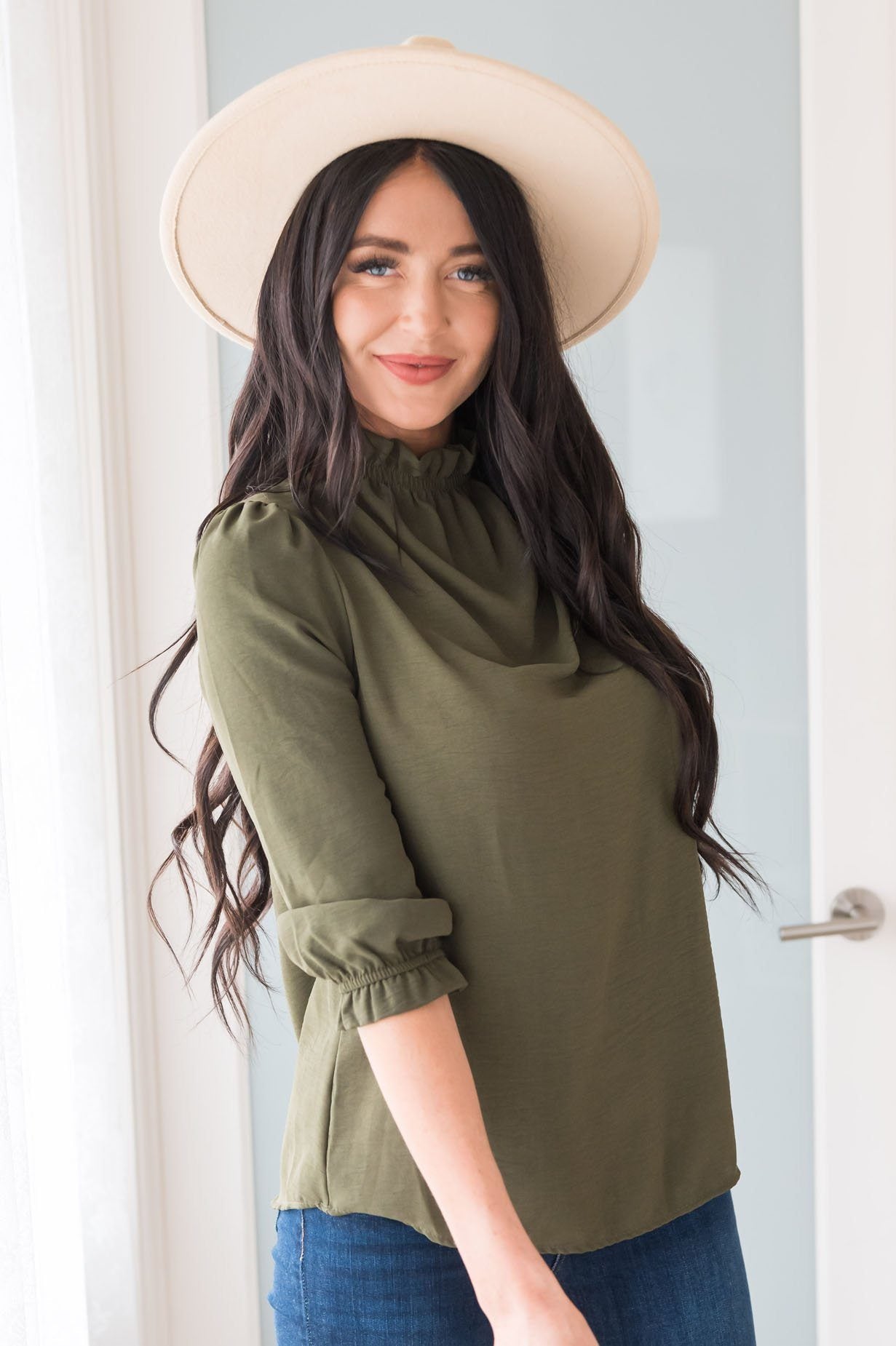 Catch You Later Modest Blouse Modest Dresses vendor-unknown 