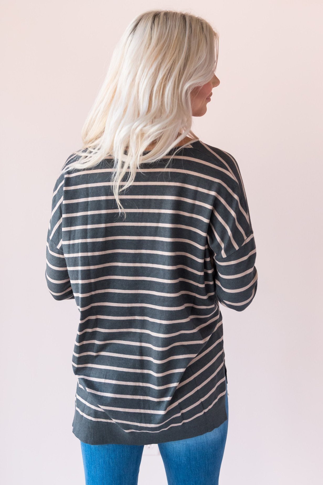 Drawn To You Modest Sweater Tops vendor-unknown 