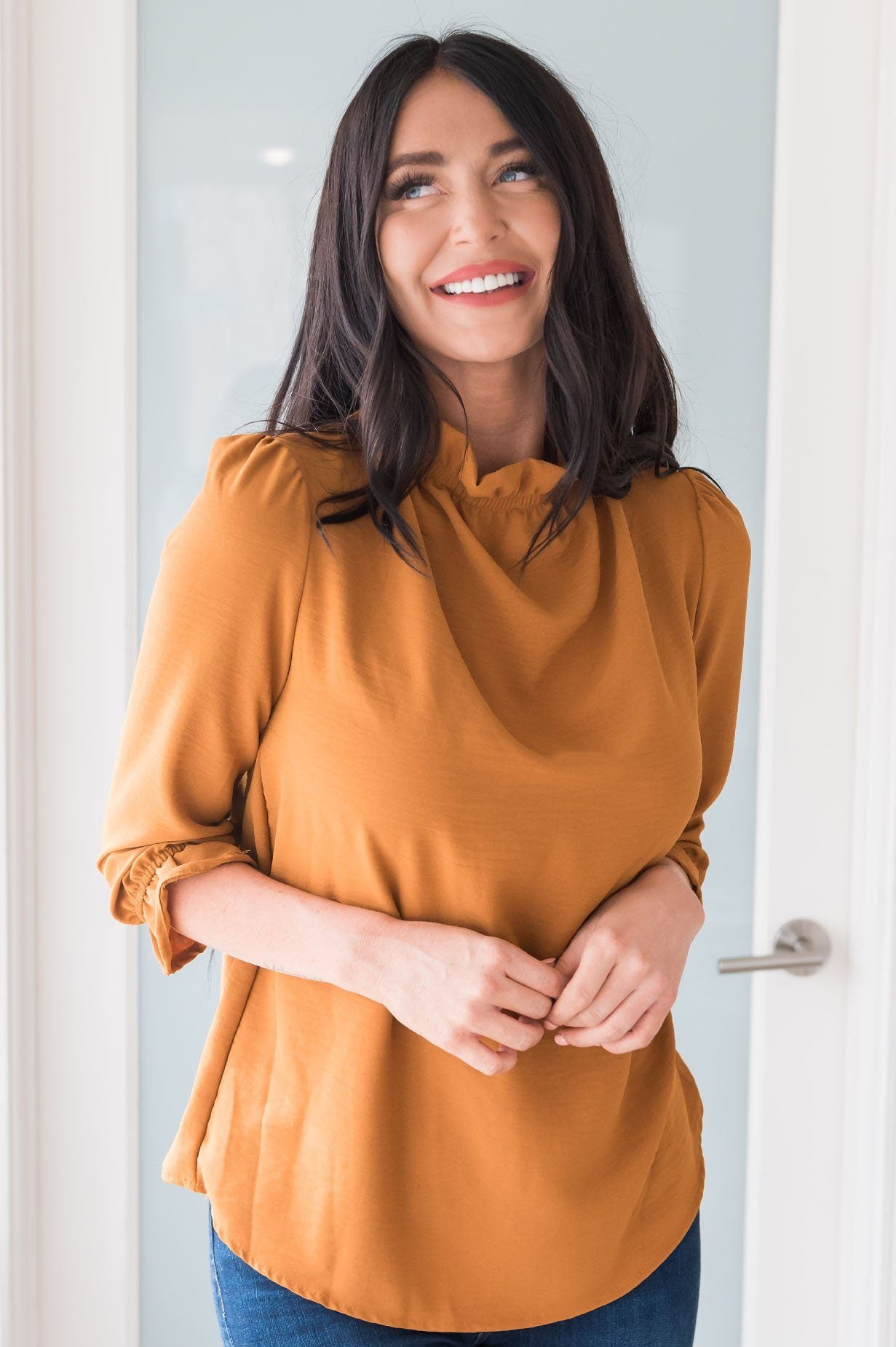 Catch You Later Modest Blouse Modest Dresses vendor-unknown 