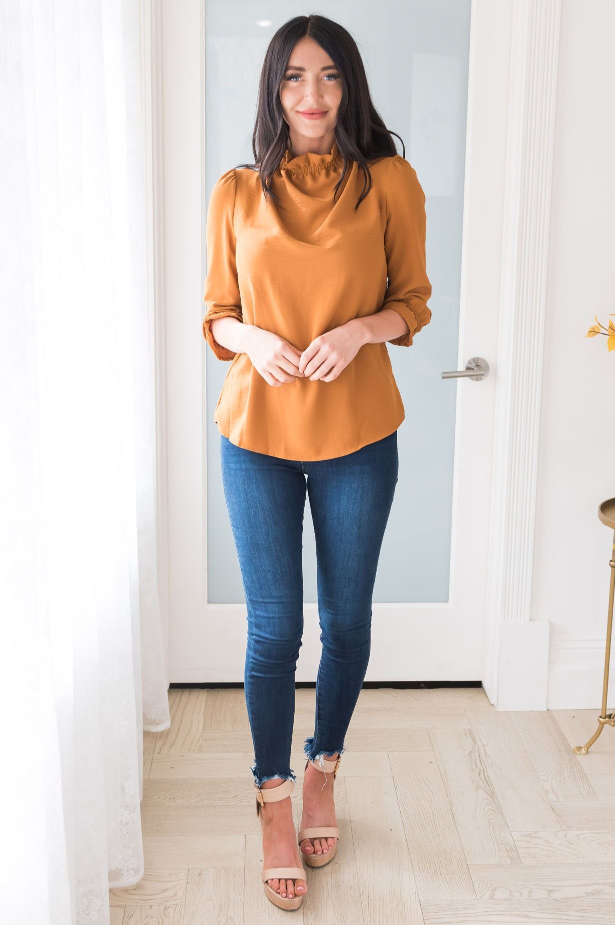 Catch You Later Modest Blouse Modest Dresses vendor-unknown 