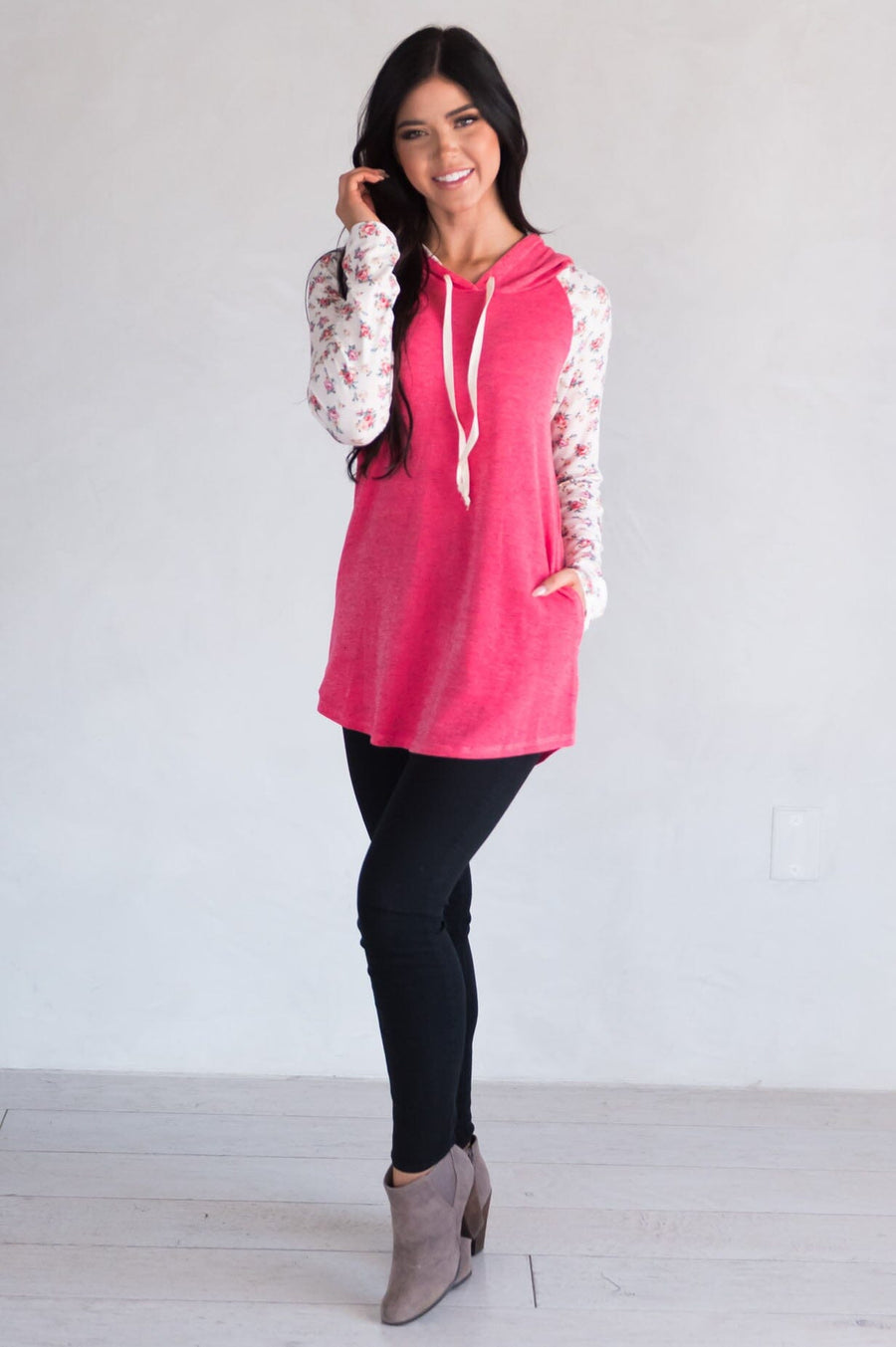 Blessings & Cheer Lightweight Modest Hoodie Modest Dresses vendor-unknown 
