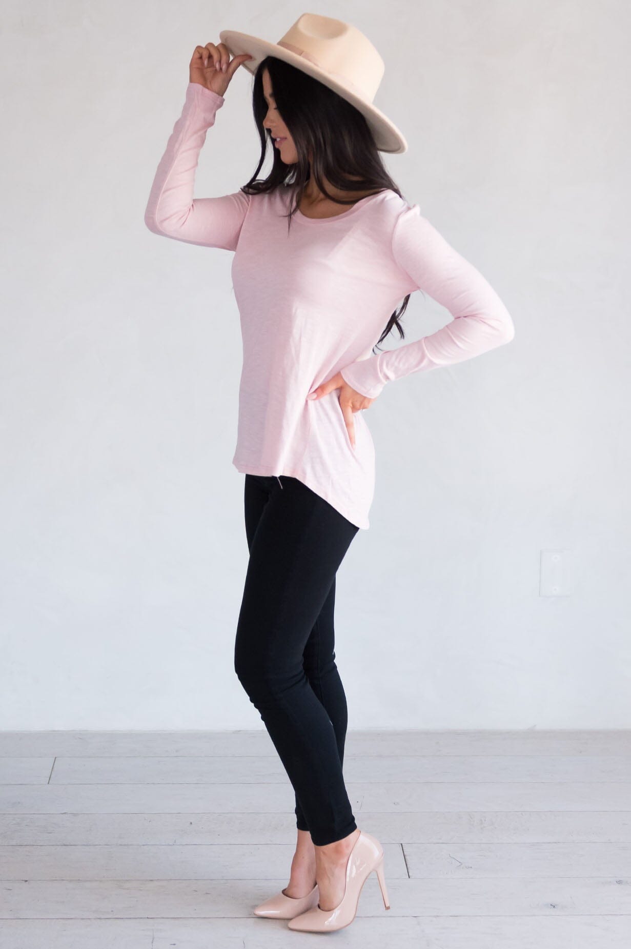 Blushing Beauty Modest Top Tops vendor-unknown 