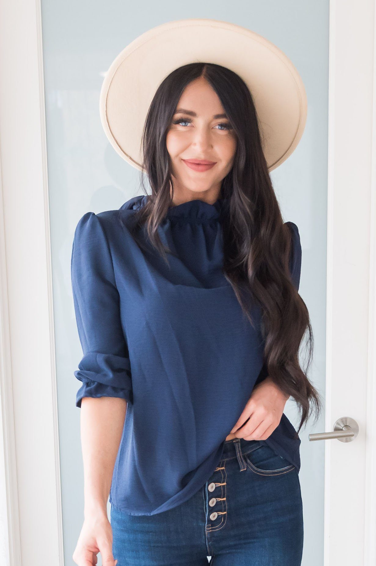 Catch You Later Modest Blouse Modest Dresses vendor-unknown 