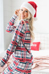 Christmas Morning Plaid Comfy Jammies Modest Dresses vendor-unknown