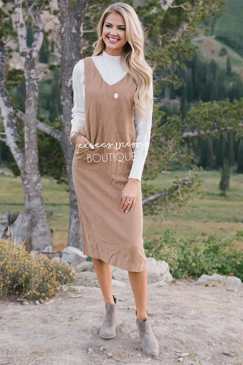 The Rachel Overall Dress Modest Dresses vendor-unknown 