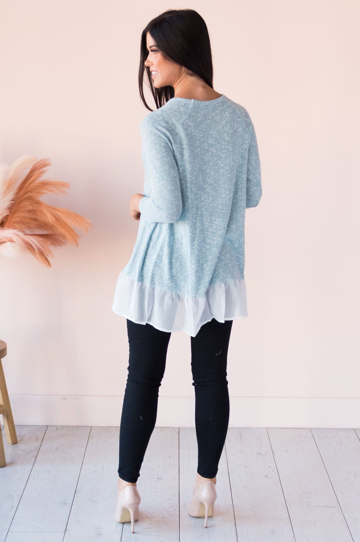 Cheerful Time Of Year Modest Sweater Tops vendor-unknown 