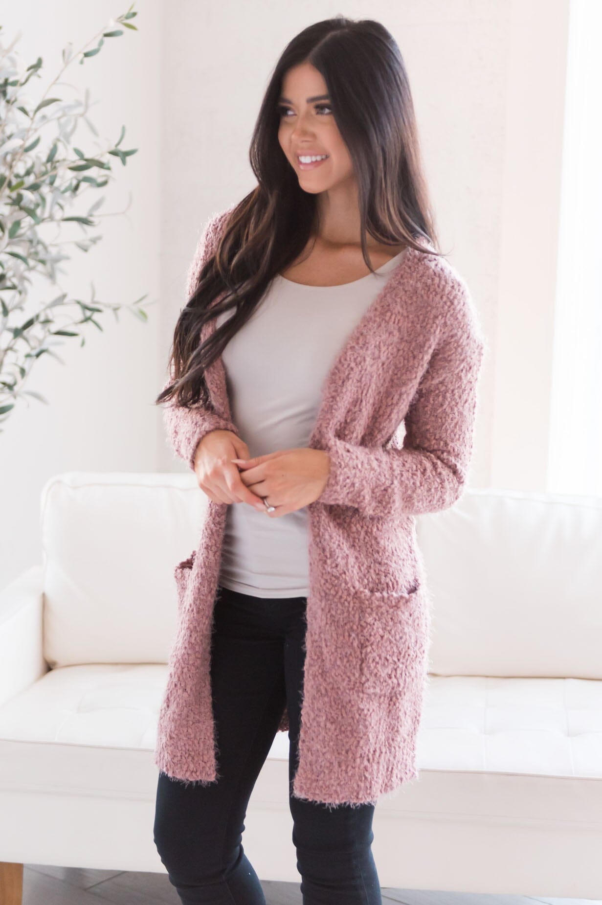 Soft & Cuddly Modest Sweater Cardigan Modest Dresses vendor-unknown 