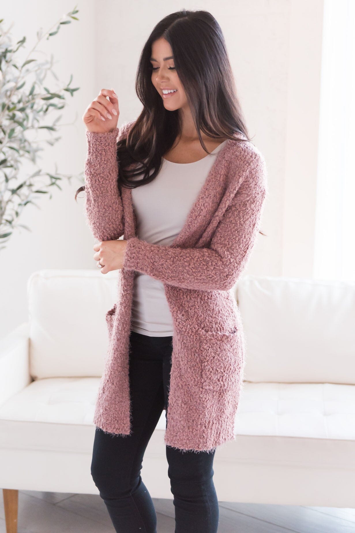 Soft & Cuddly Modest Sweater Cardigan Modest Dresses vendor-unknown 