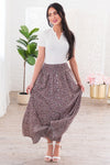 Beautiful Gardens Modest Maxi Skirt Skirts vendor-unknown