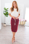 Bound To Inspire Modest Tie Waist Skirt Modest Dresses vendor-unknown