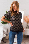 Lovely Elegance Modest Lace Blouse Tops vendor-unknown