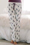 Cute Penguin Pajama Pants New Year SALE vendor-unknown Burgundy S 