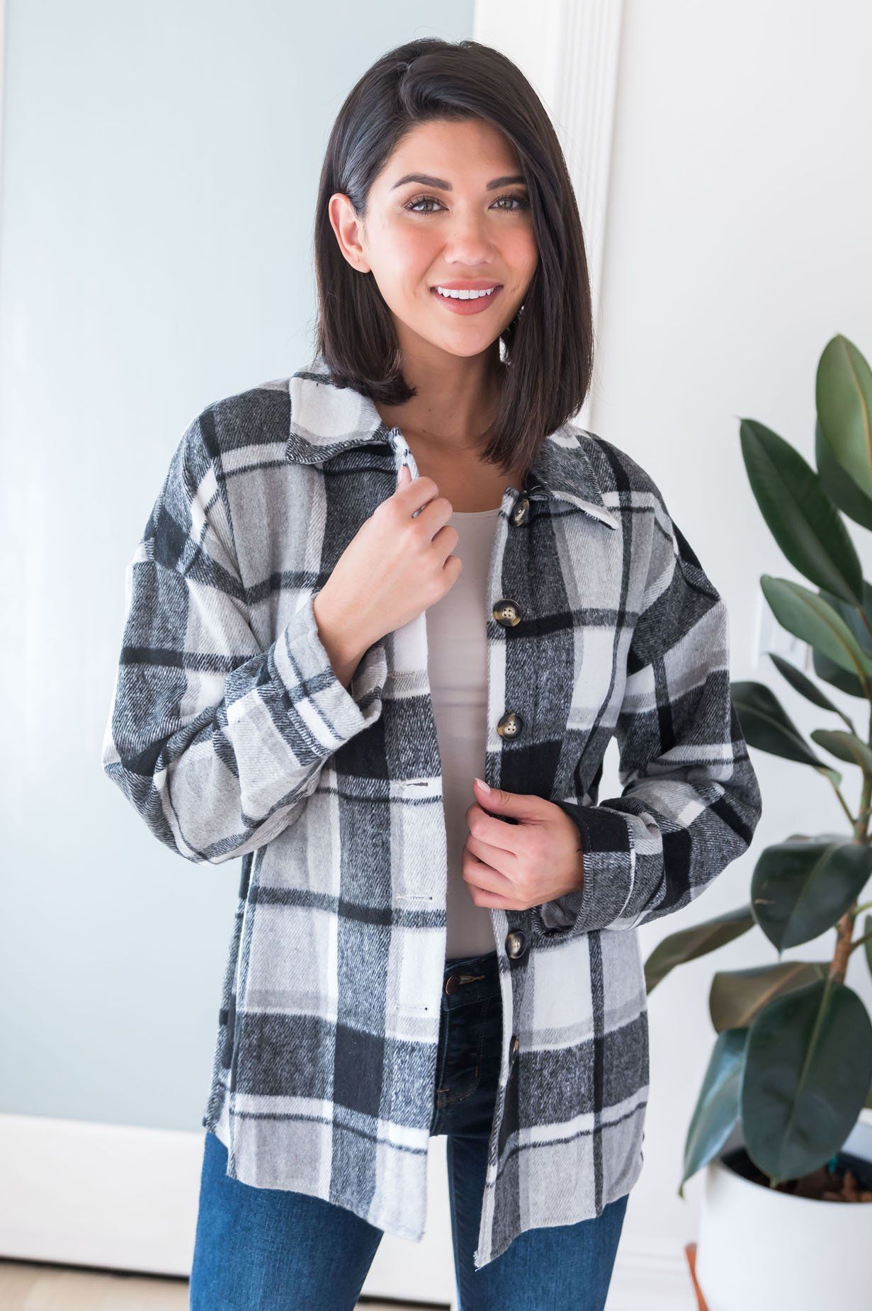 Out Tonight Modest Shacket Modest Dresses vendor-unknown 