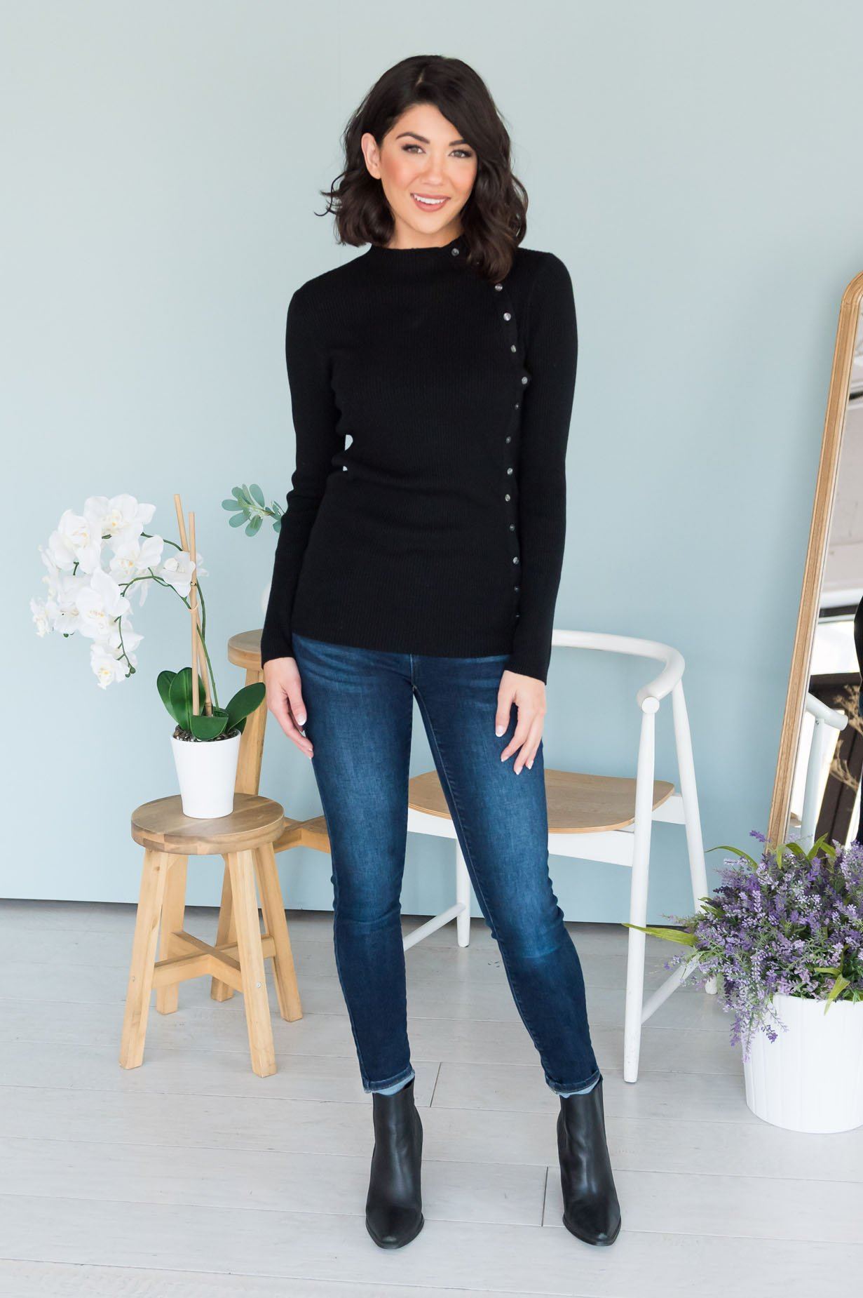 Dreaming Of Tomorrow Modest Sweater Tops vendor-unknown 