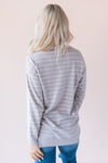 Striped Staple Modest Sweater Tops vendor-unknown
